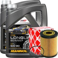 FEBI BILSTEIN Ölfilter + MANNOL Longlife MB 229.51...