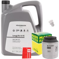 MANN-FILTER Ölfilter + VAG Original 0W-30...