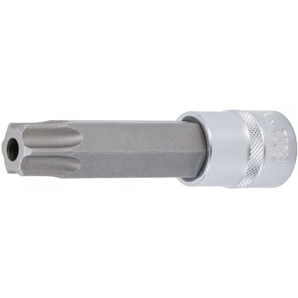BGS Bit-Einsatz, 12,5 (1/2), T-Profil mit Bohrung, T90x110 mm