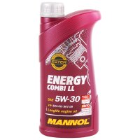 FEBI BILSTEIN Ölfilter + MANNOL Combi LL 5W30, 5x1 Liter