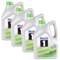 4x MOBIL 1 5W-30 Motoröl, 5L, ESP SHC Synthese Technologie™ 154294
