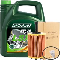 OE VAG Ölfilter + FANFARO 5W-30 LSX Longlife III, 5...