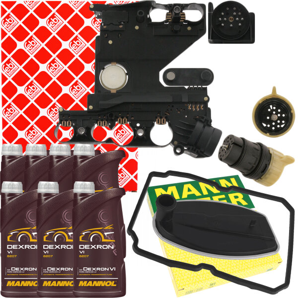 FEBI BILSTEIN Elektriksatz + Getriebefilter + Getriebeöl IV 6, 7 Liter