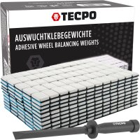 TECPO Klebegewichte 600-teilig Auswucht Gewichte, 5g +...