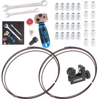 2x ATE Bremsleitung 5m Stahlleitung 4.75 mm + Schrauben +...