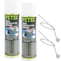 2x PETEC Dieselpartikelfilterreiniger, 400 ml