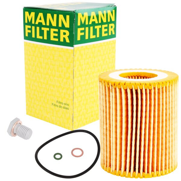 MANN-FILTER Ölfilter + Ölablassschraube