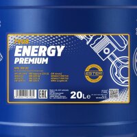 3x MANNOL ENERGY PREMIUM 5W-30, 20L + Hahn