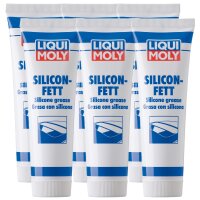 6x LIQUI MOLY 3312 Silicon-Fett transparent, 100g