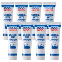 8x LIQUI MOLY 3312 Silicon-Fett transparent, 100g