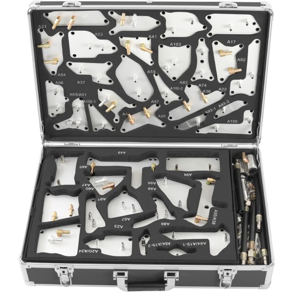 TECPO ATF Automatikgetriebeöl Spülgerät, Zusatz-Adaptern, 100-teilig