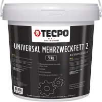 4x TECPO Universal Mehrzweckfett 2, 5 kg