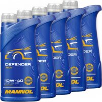 5x MANNOL Defender 10W-40 API SL/CF, 1L