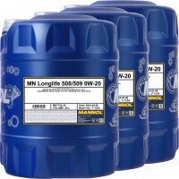 3x MANNOL Longlife 508/509 0W-20, 20L
