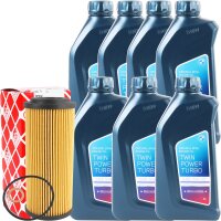 FEBI Ölfilter + 7x1 Liter Original BMW 5W-30 Twin...