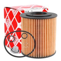 FEBI Ölfilter + Schraube + Original BMW 5W-30 Twin Power Turbo Longlife-04, 5x1 Liter