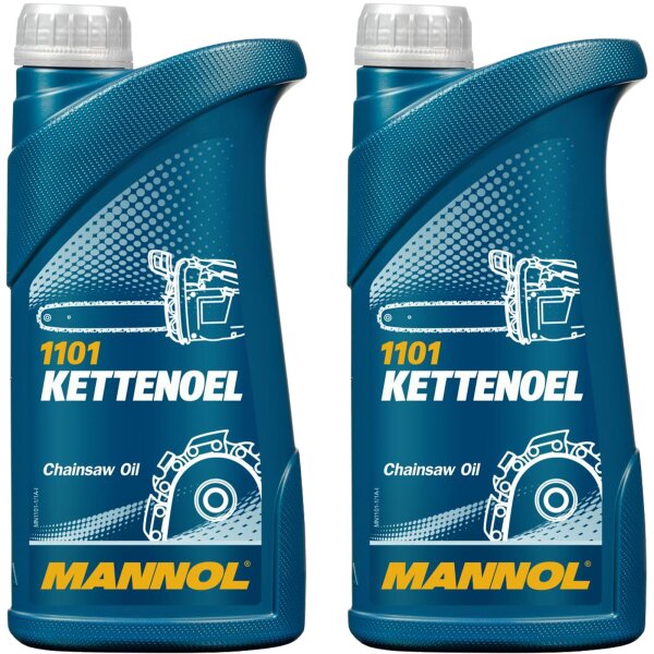 2x MANNOL Kettenöl, 1L