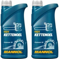 2x MANNOL Kettenöl, 1L