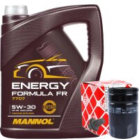 FEBI BILSTEIN Ölfilter + MANNOL 5W-30 Energy Formula...