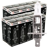 20x TECPO H1 Glühbirnen 12V 55W  P14.5S