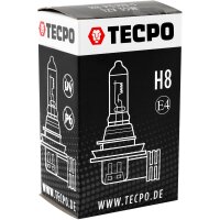 10x TECPO Glühbirne H8 12V 35W, PGJ19-1