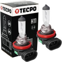 2x TECPO Glühbirne H11 12V 55W