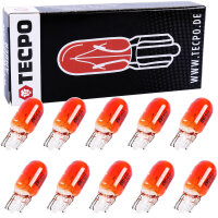 20x Glassockel W5W + 20x Seitenblinker WY5W