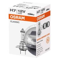 2x OSRAM H7 12V 55W PX26d Classic