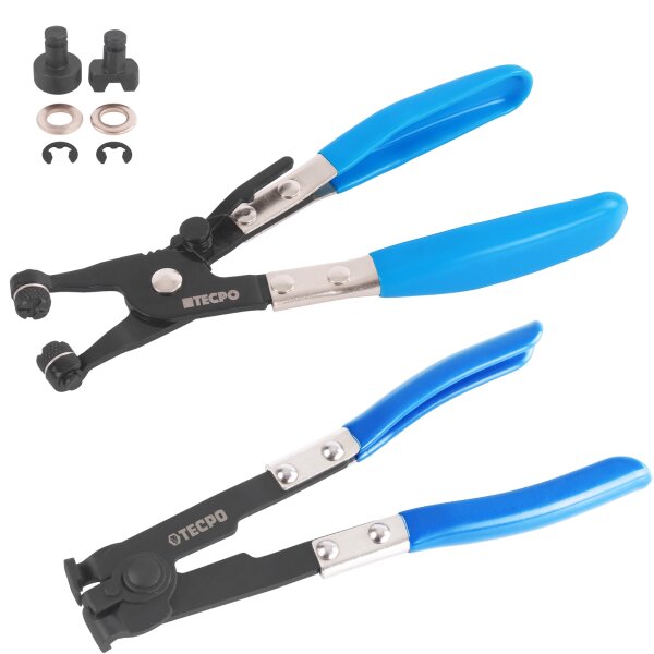 TECPO Achsmanschette-Klemmazange + Schlauchklemmenzange