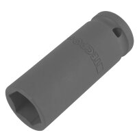 5x TECPO  Kraft-Steckschlüssel-Einsatz, tief, 21 mm
