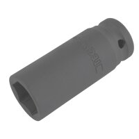3x TECPO Kraft-Steckschlüssel-Einsatz, tief, 22 mm