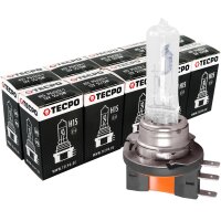 10x TECPO Glühbirne H15 12V 55/15W PGJ123t-1
