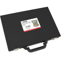 TECPO Spiralbohrer Satz HSS Titan nitriert, 1-10 mm, 231-teilig + BGS ANSCHLEIFVORRICHTUNG