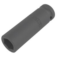 3x TECPO Kraft-Steckschlüssel-Einsatz, tief, 15 mm