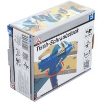 BGS DIY Tisch-Schraubstock | mit Amboss | Backen 60mm