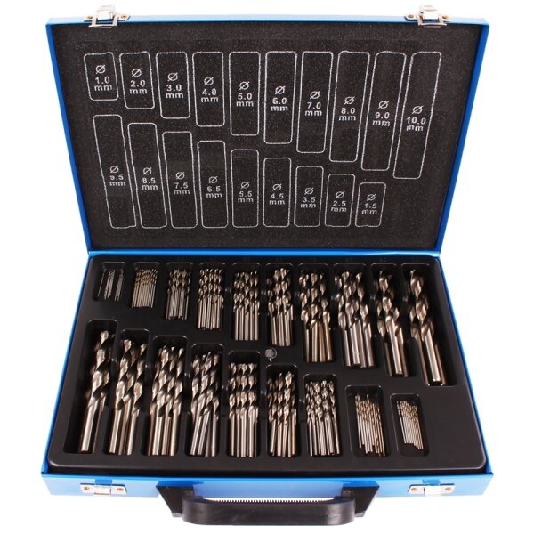 BGS Spiralbohrer-Satz | HSS | 1-10mm | 170-tlg.