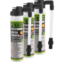 3x PETEC Bike Reifenpannenspray 75 ml