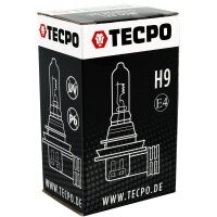 TECPO Glühbirne H9 12V 65W, PGJ19-5