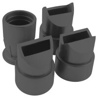 TECPO Druckluft-Sandstrahlpistole + BRUNOX Roststopp + Grundierung, 2in1, 1 Liter