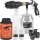 TECPO Druckluft-Sandstrahlpistole + BRUNOX Roststopp + Grundierung, 2in1, 1 Liter