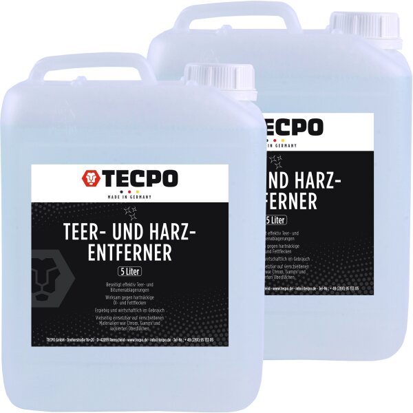 2x TECPO Teerlöser und Harz Entferner 5L