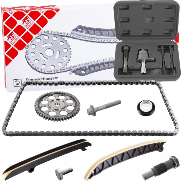FEBI BILSTEIN Steuerkettensatz + Motor-Einstellwerkzeug für VAG 1.2 TFSI
