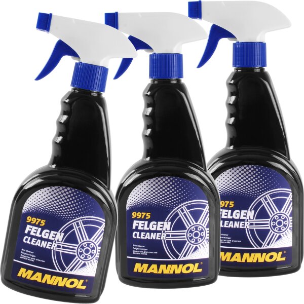 3x MANNOL 9975 Felgen Cleaner, 500 ml