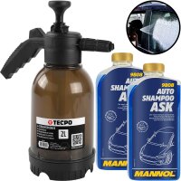 TECPO Schaumsprüher 2L + MANNOL Auto Shampoo ASK 2L