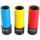 TECPO Drehmomentschlüssel 1/2" 20-200 Nm + Kraft Schoneinsatz Satz 17-19-21 mm Stecknüsse