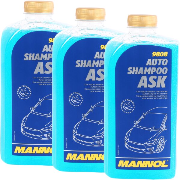 MANNOL Auto Shampoo ASK, 3x1 Liter