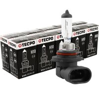 10x TECPO Glühbirne H10 12V 42W