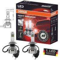 OSRAM H7 NIGHT BREAKER LED StVZO-Konform + LEDriving ADAPTER für +220% mehr Licht