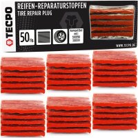 300x TECPO Reifen Flicken Reparaturstopfen...