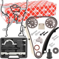 FEBI Steuerkettensatz Opel + TECPO Motor Einstellwerkzeug...